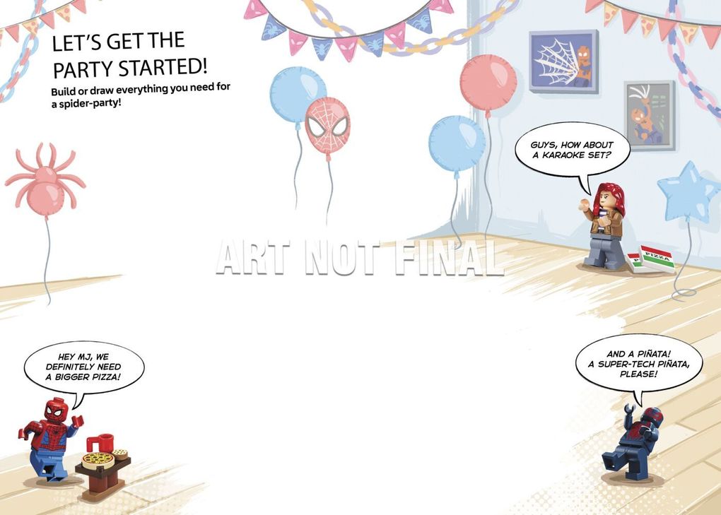 Weitere Ansicht: LEGO® Spider-Man - Bau- und Malbuch
