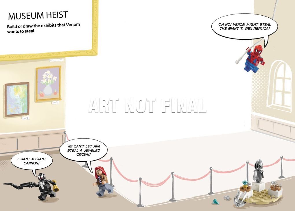 Weitere Ansicht: LEGO® Spider-Man - Bau- und Malbuch