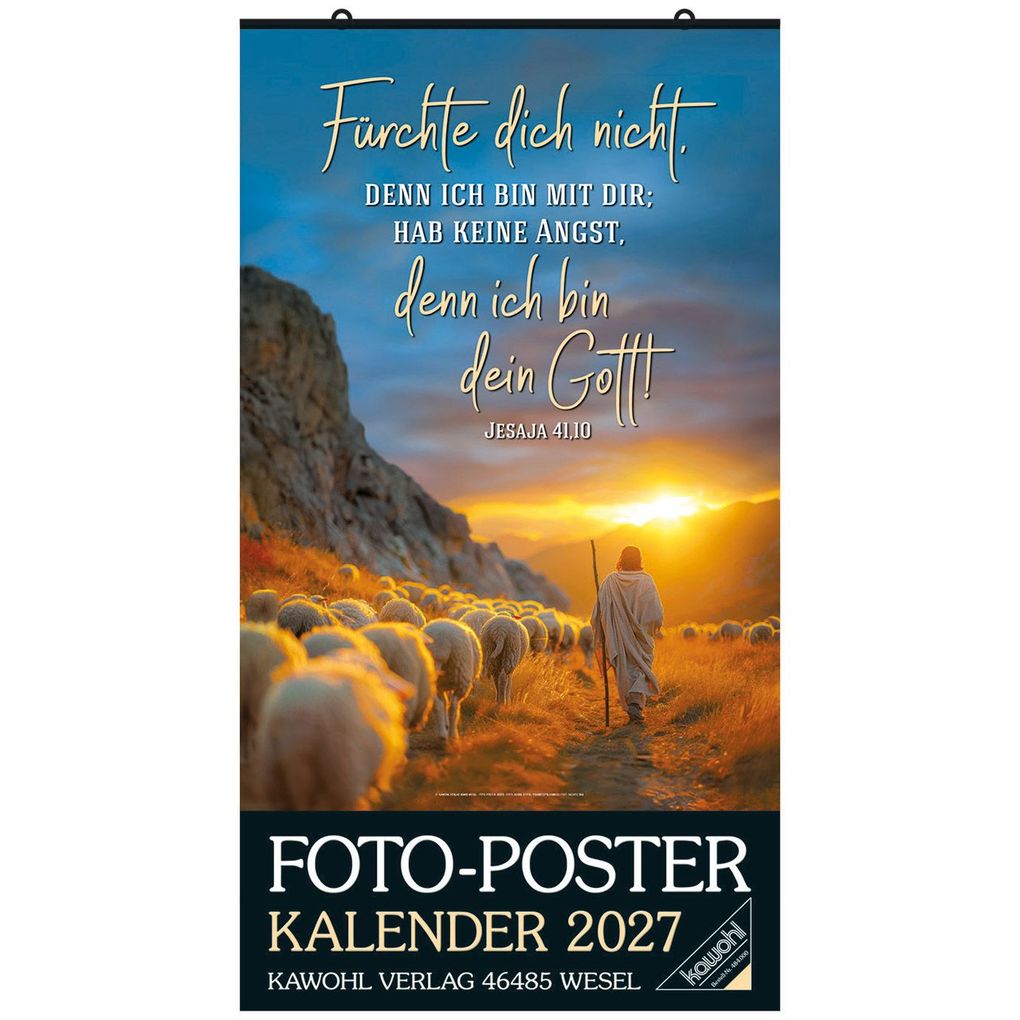Weitere Ansicht: Foto-Poster-Kalender 2027 - gerollt