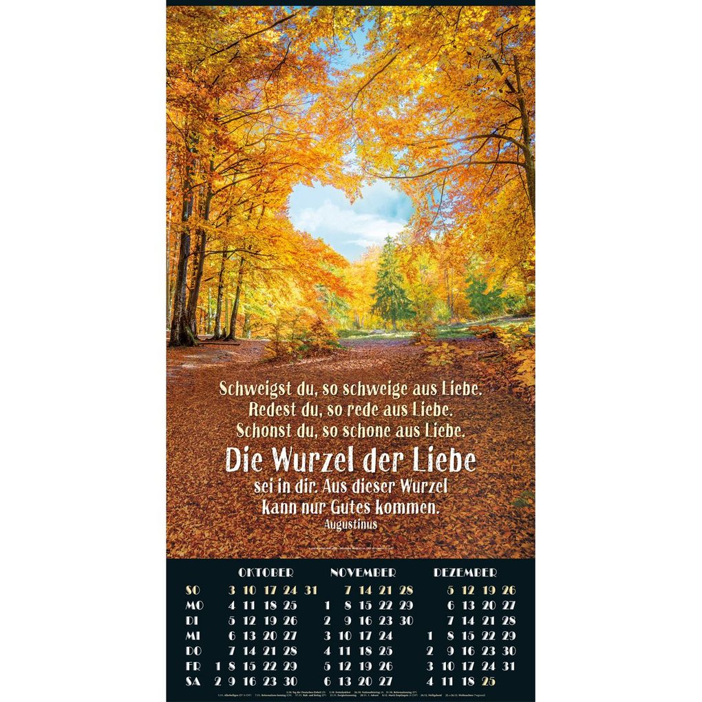 Weitere Ansicht: Foto-Poster-Kalender 2027 - gerollt