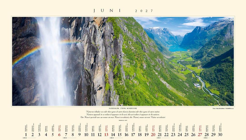 Weitere Ansicht: Panorama Norwegen 2027 Wandkalender