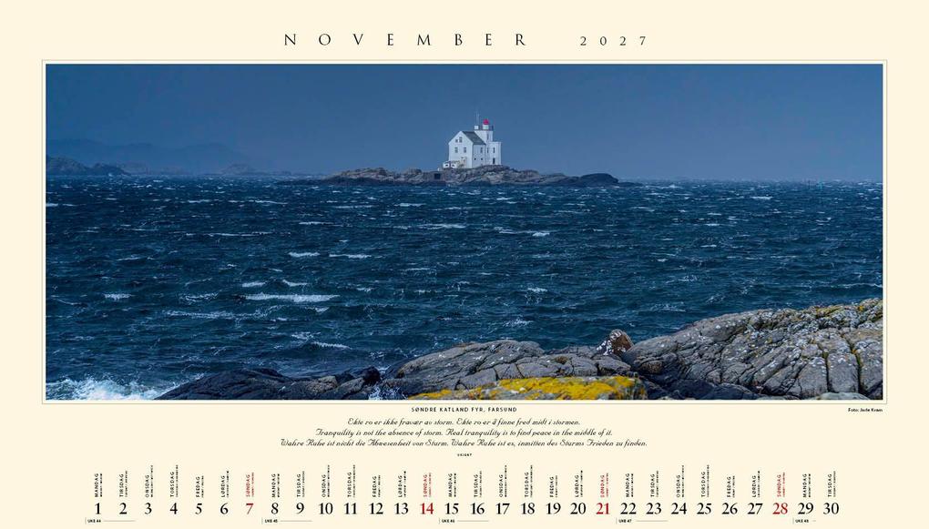 Weitere Ansicht: Panorama Norwegen 2027 Wandkalender