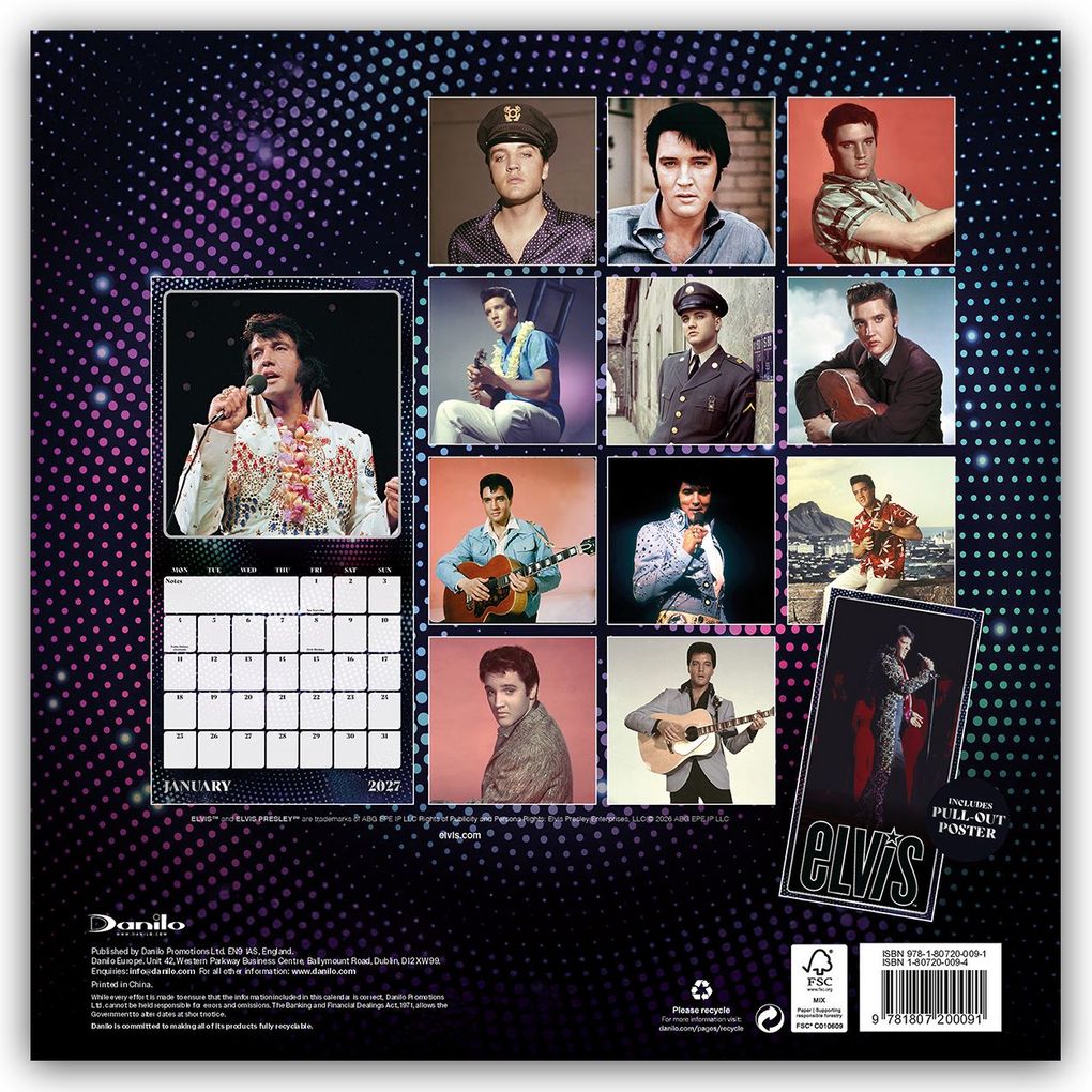 Weitere Ansicht: Elvis 2027 - Wandkalender