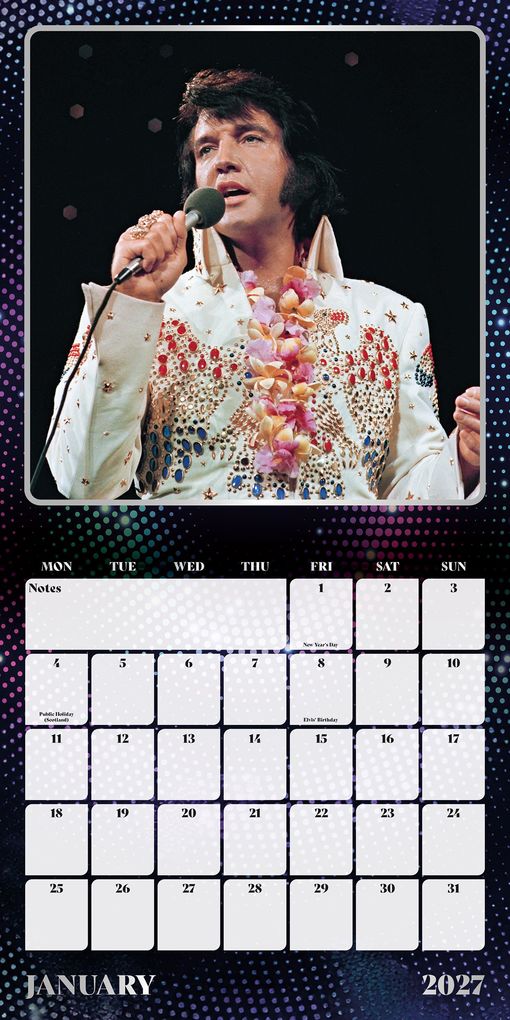 Weitere Ansicht: Elvis 2027 - Wandkalender