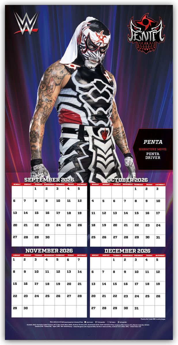 Weitere Ansicht: WWE Superstars - Wrestling Superstars 2027 - Wandkalender