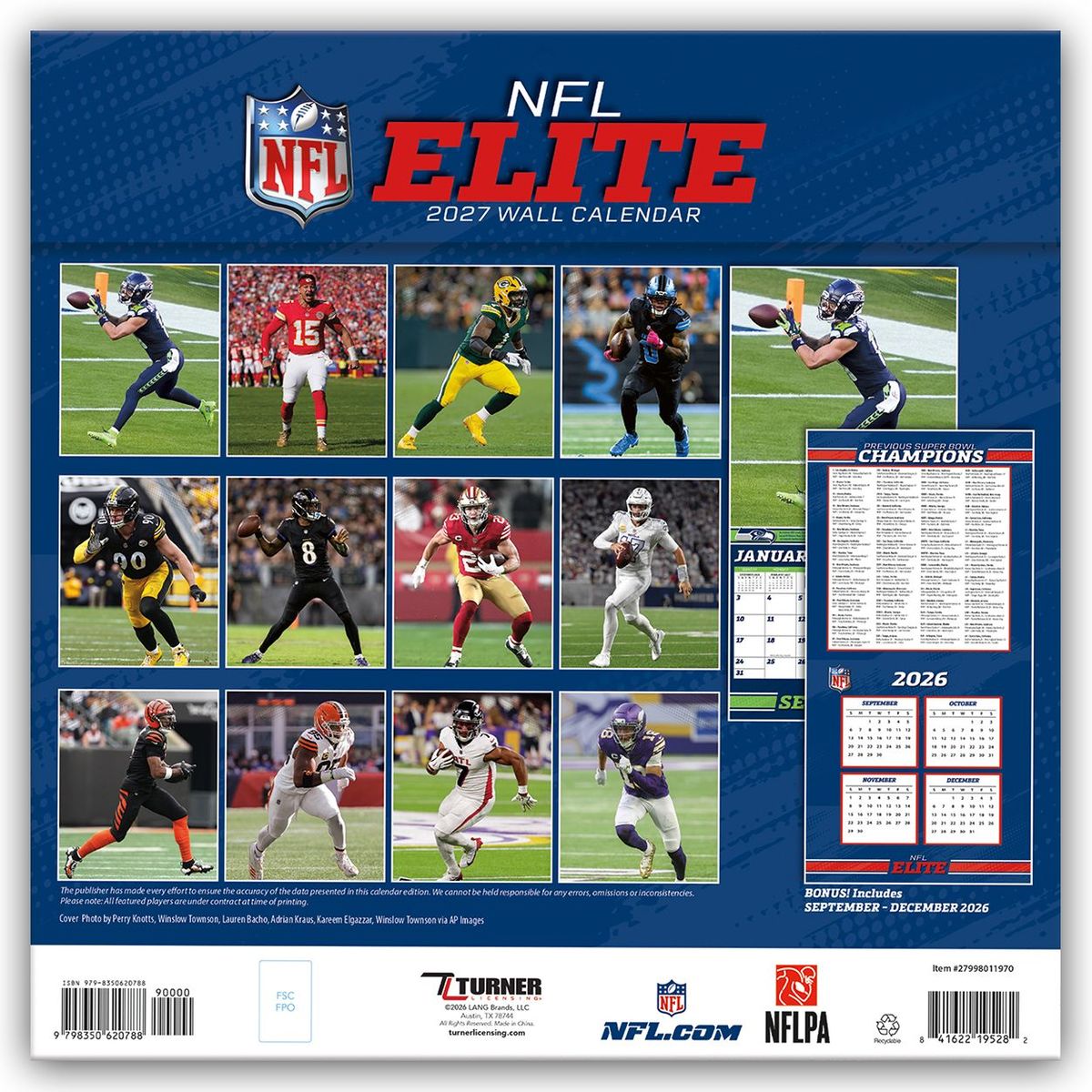 Weitere Ansicht: NFL Elite 2027 - Wandkalender