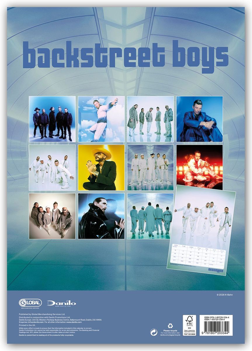 Weitere Ansicht: Backstreet Boys 2027 - A3-Posterkalender