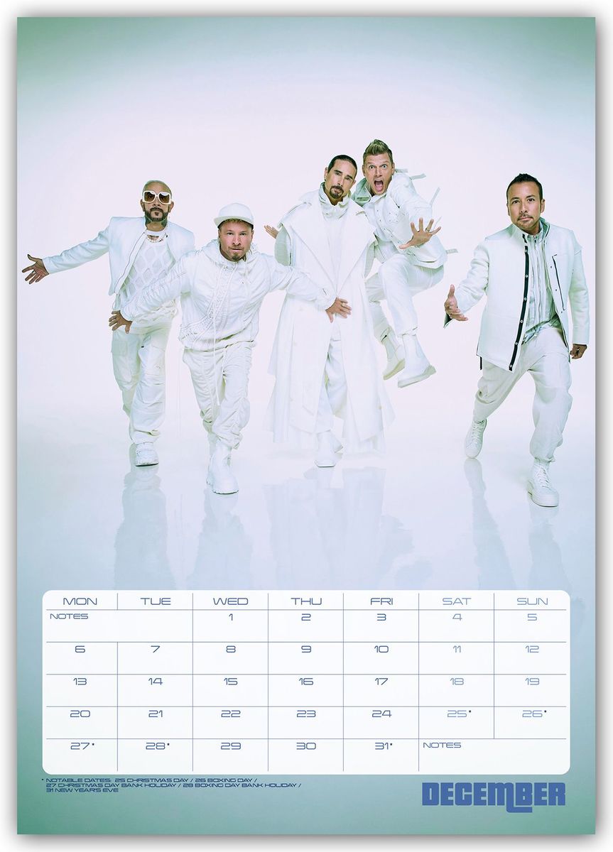 Weitere Ansicht: Backstreet Boys 2027 - A3-Posterkalender