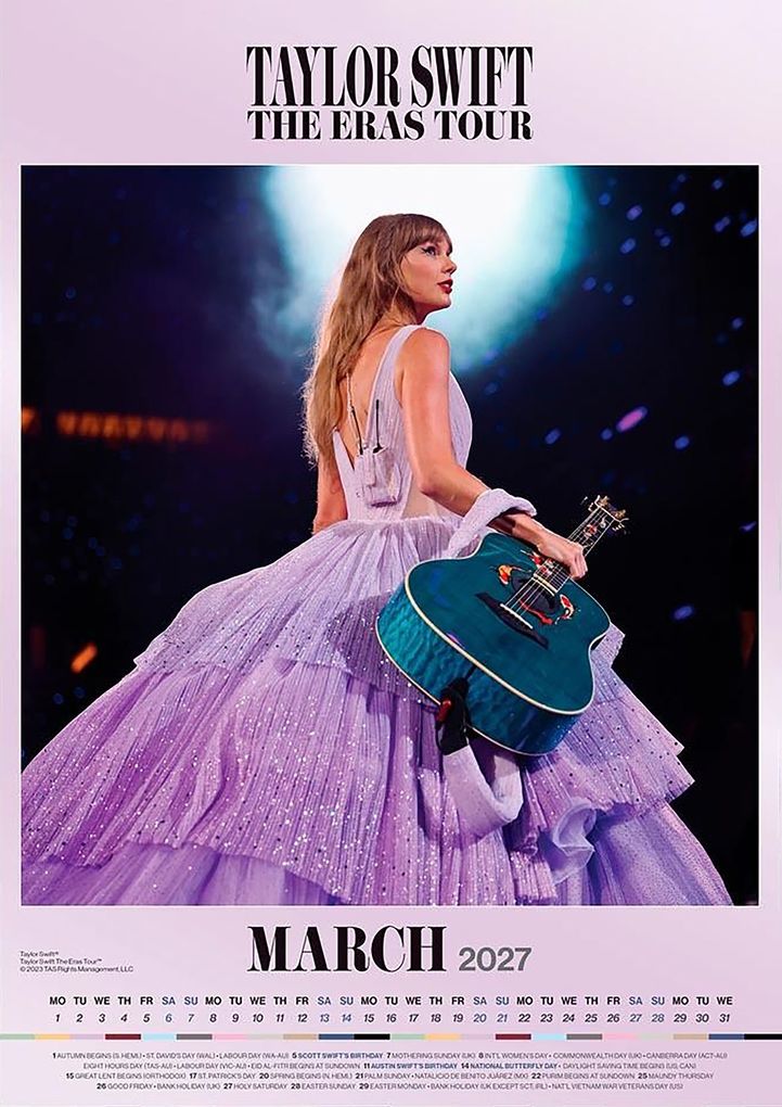 Weitere Ansicht: Taylor Swift 2027 - A3-Posterkalender