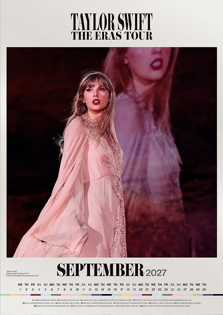 Weitere Ansicht: Taylor Swift 2027 - A3-Posterkalender