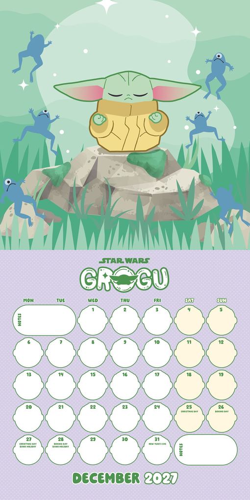 Weitere Ansicht: Star Wars - Grogu 2027 - Offizieller Wandkalender