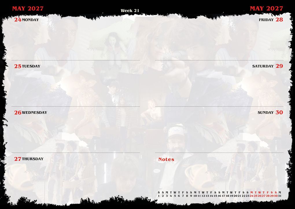 Weitere Ansicht: Stranger Things - A5-Tischkalender 2027
