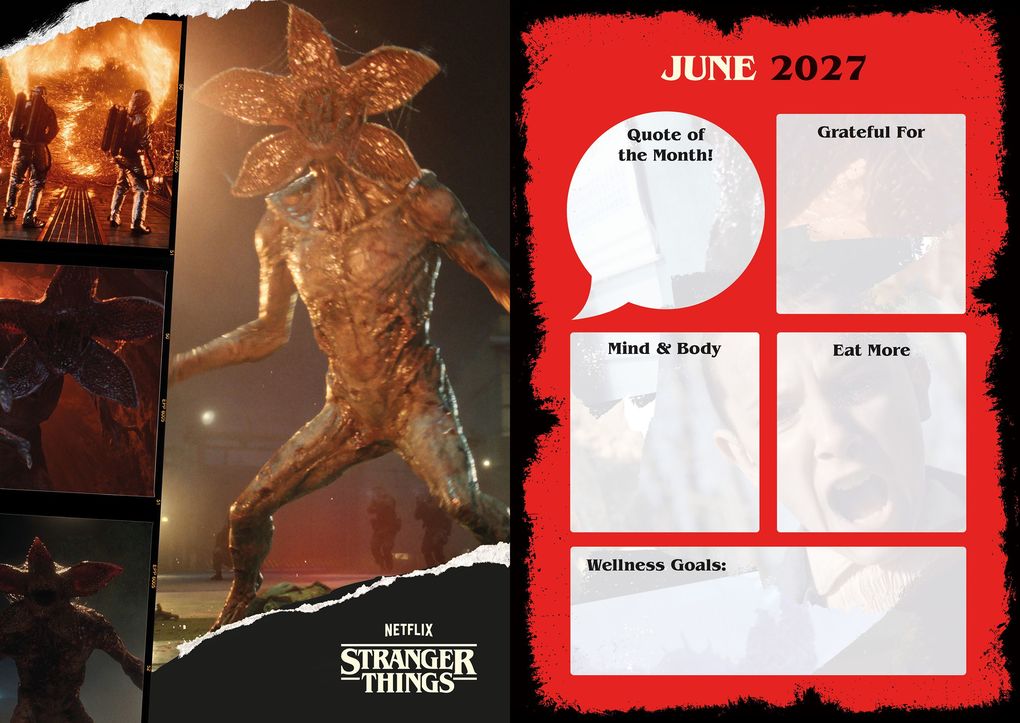 Weitere Ansicht: Stranger Things - A5-Tischkalender 2027
