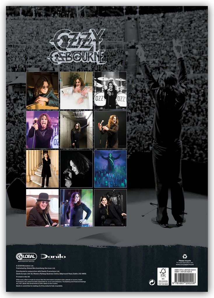 Weitere Ansicht: Ozzy Osbourne 2027 - A3-Posterkalender