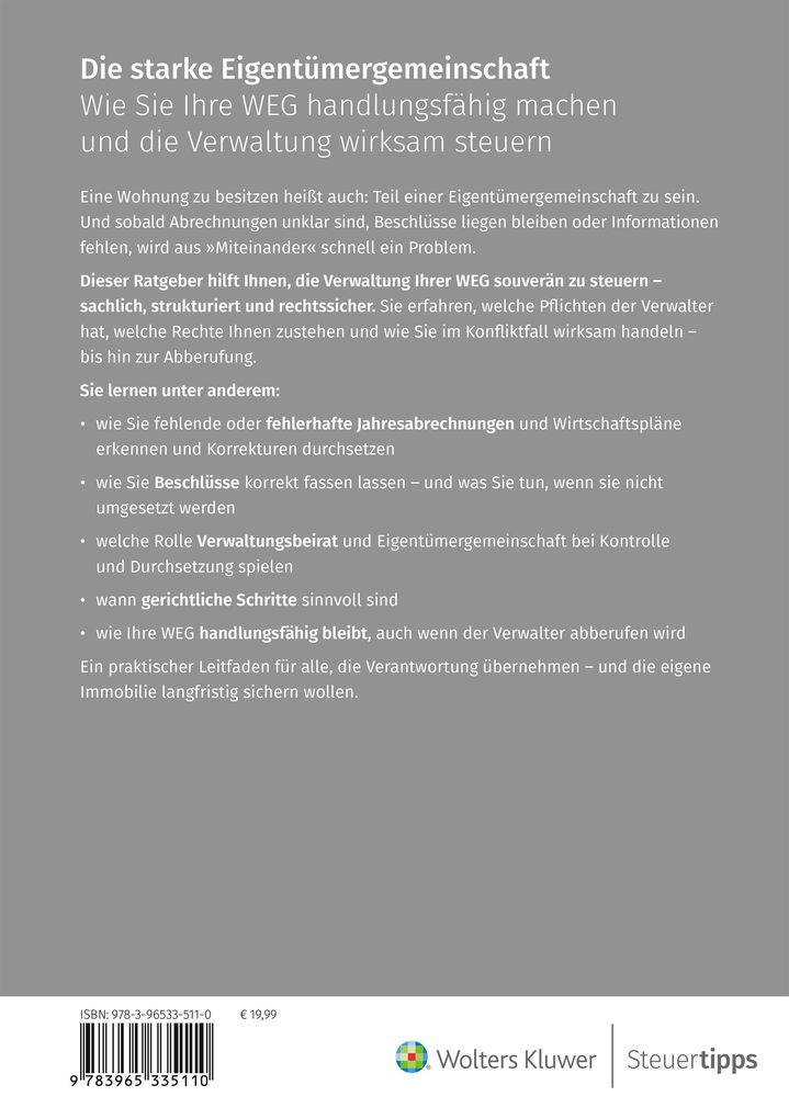 Weitere Ansicht: Die starke Eigentümergemeinschaft | Otto N. Bretzinger