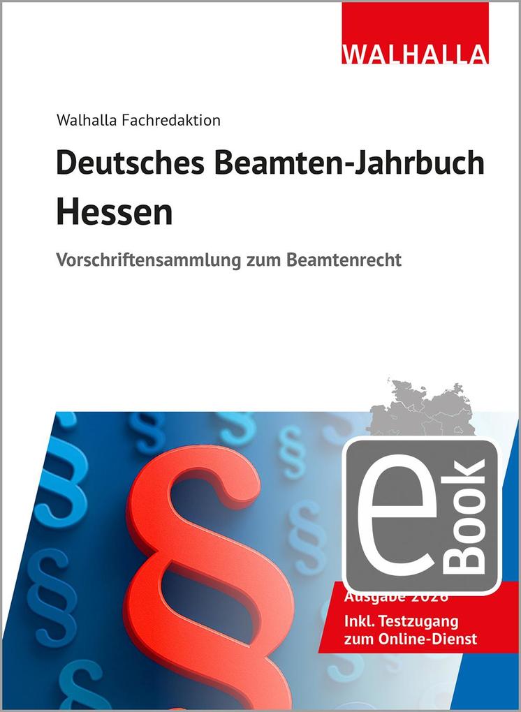 Produktbild: Deutsches Beamten-Jahrbuch Hessen 2026 | Walhalla Fachredaktion