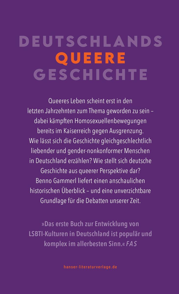 Weitere Ansicht: Queer | Benno Gammerl