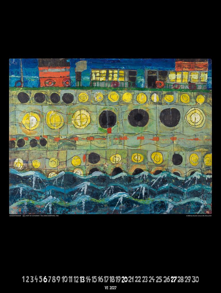 Weitere Ansicht: Großer Hundertwasser Art Calendar 2027 | Friedensreich Hundertwasser