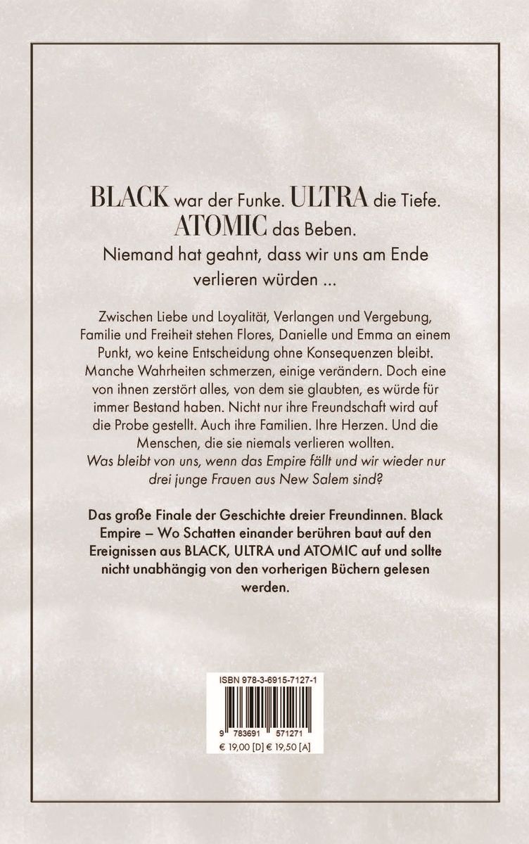 Weitere Ansicht: Black Empire - Wo Schatten einander berühren | Ana D. Rocky