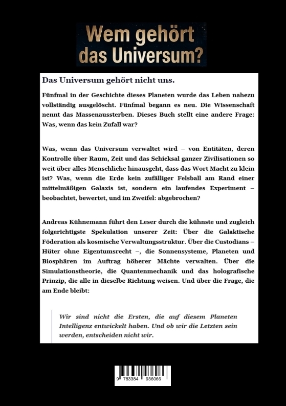 Weitere Ansicht: Wem gehört das Universum? | Andreas Kühnemann