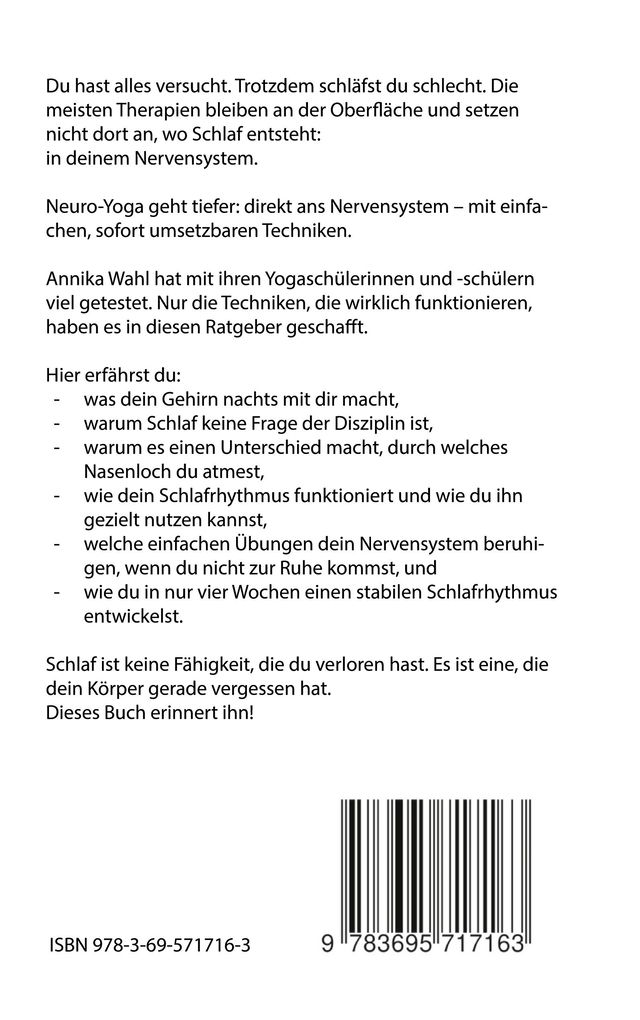 Weitere Ansicht: Besser schlafen können mit Neuro-Yoga | Annika Wahl MA