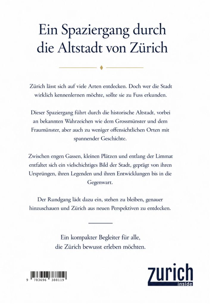 Weitere Ansicht: Zürich zu Fuss entdecken | zurichinside