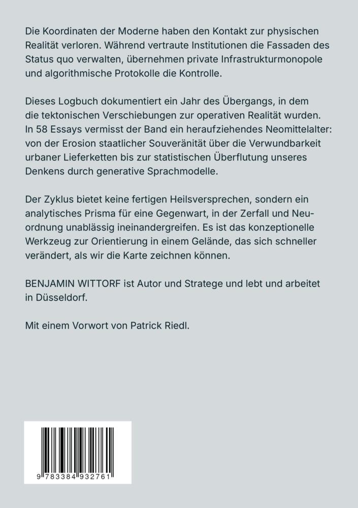 Weitere Ansicht: Ungleichzeitigkeit | Benjamin Wittorf