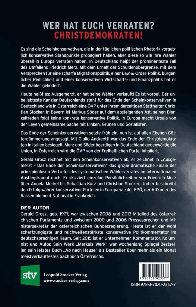 Weitere Ansicht: Ausgemerzt | Gerald Grosz
