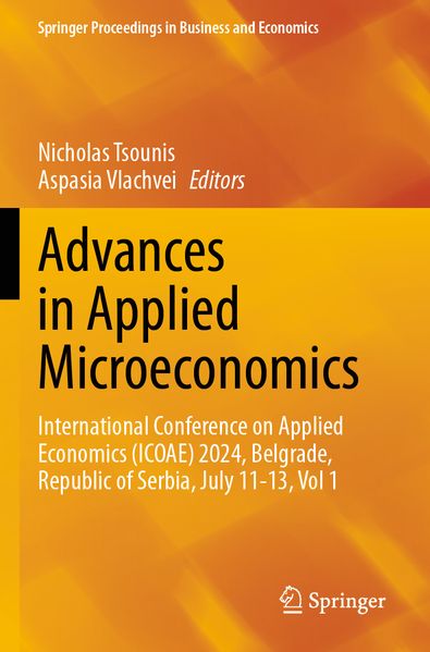 Produktbild: Advances in Applied Microeconomics