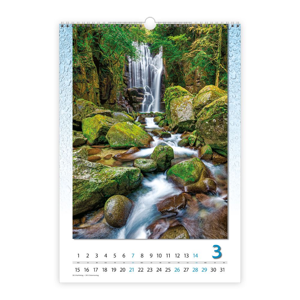 Weitere Ansicht: TRÖTSCH - Wandkalender Wasserfälle 2027