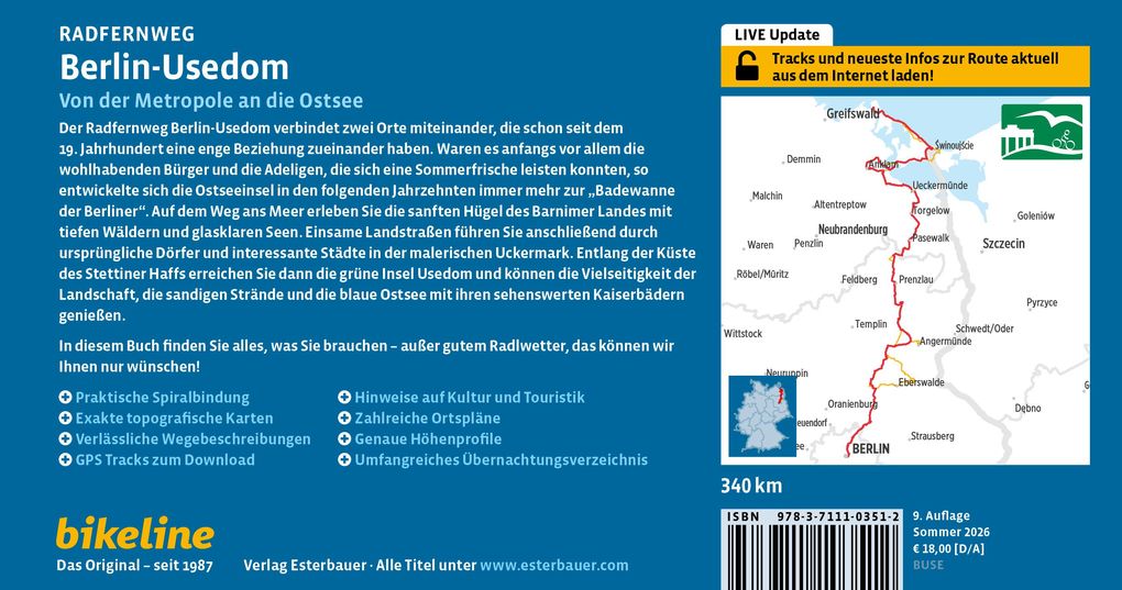 Weitere Ansicht: Radfernweg Berlin-Usedom