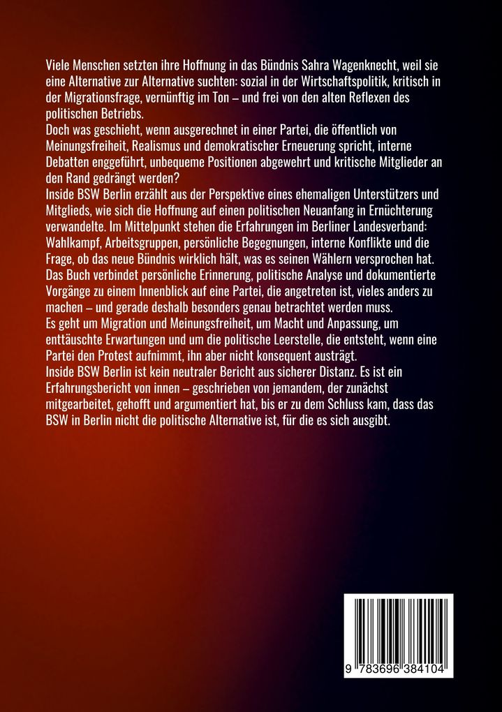 Weitere Ansicht: Inside BSW Berlin | Thomas D. Adler