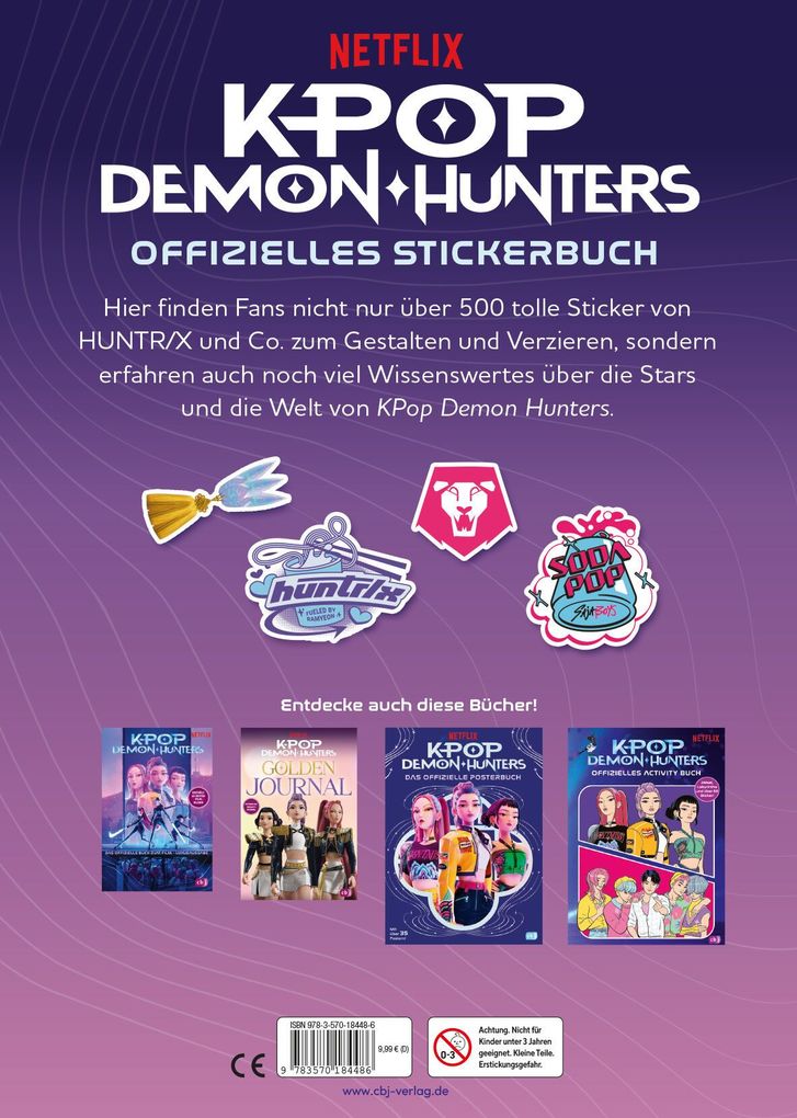 Weitere Ansicht: KPop Demon Hunters - Offizielles Stickerbuch