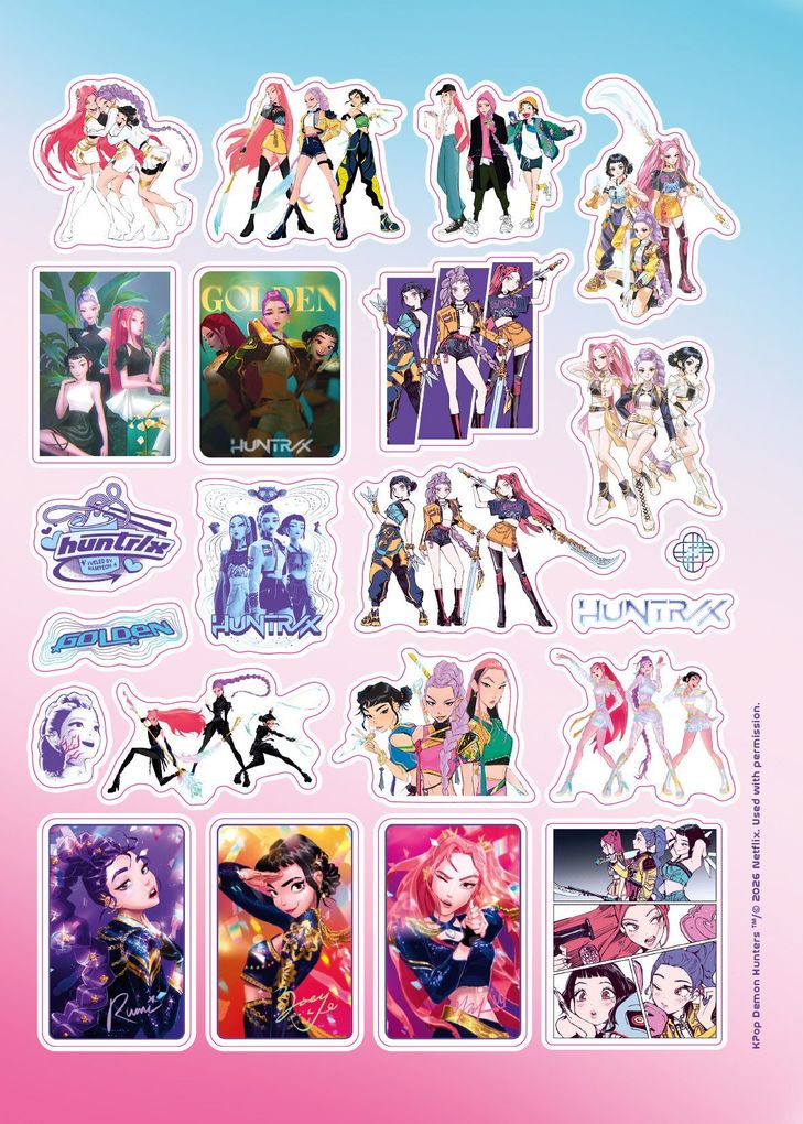 Weitere Ansicht: KPop Demon Hunters - Offizielles Stickerbuch