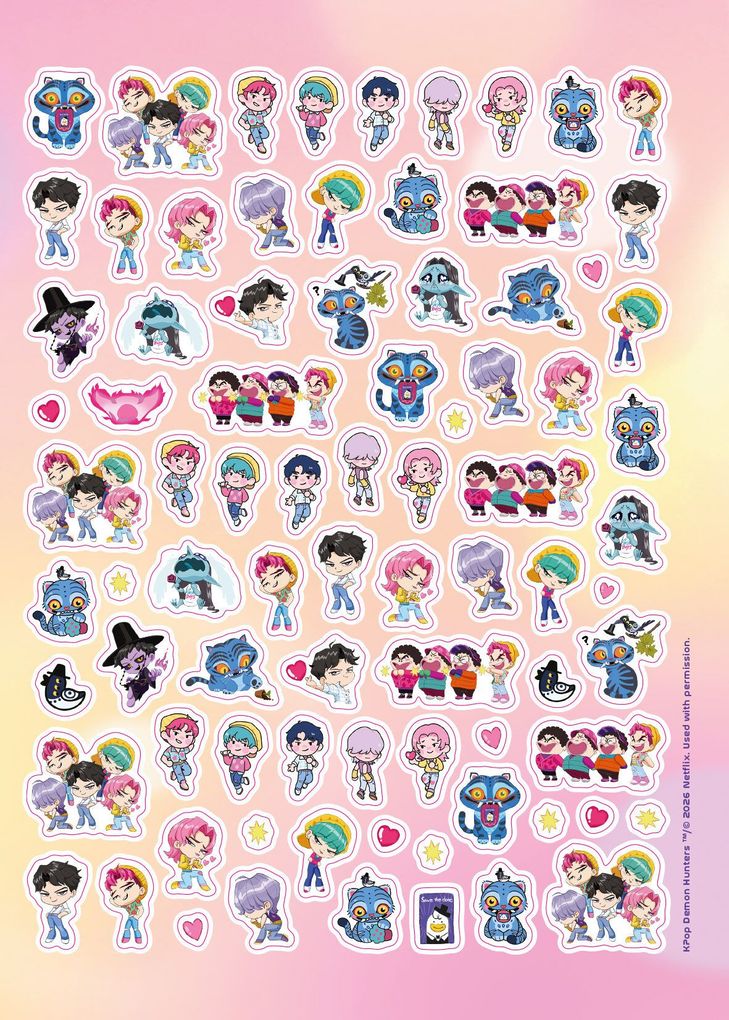 Weitere Ansicht: KPop Demon Hunters - Offizielles Stickerbuch