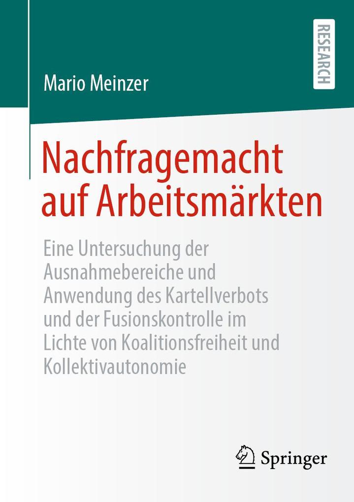 Produktbild: Nachfragemacht auf Arbeitsmärkten | Mario Meinzer