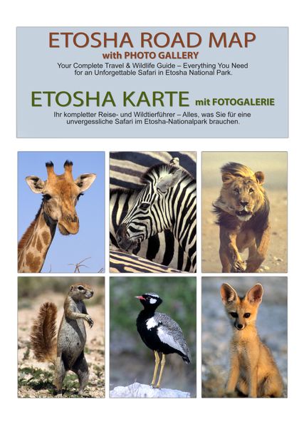 Produktbild: ETOSHA KARTE mit Fotogalerie