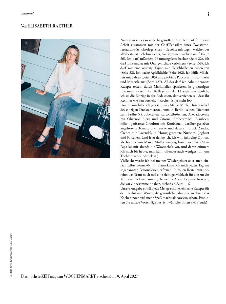 Weitere Ansicht: ZEITmagazin Wochenmarkt 11/26