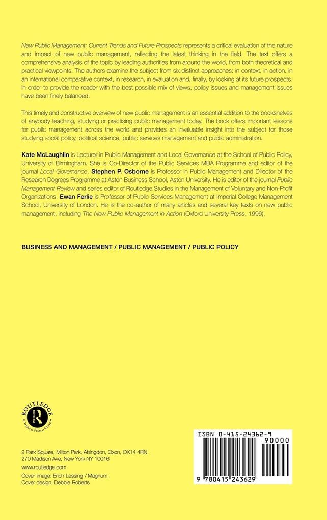 Weitere Ansicht: New Public Management