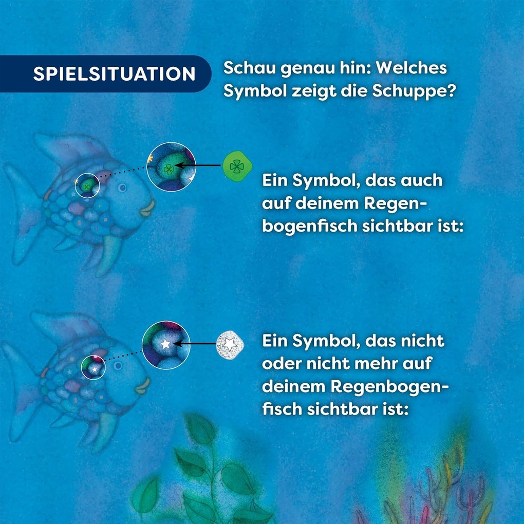 Weitere Ansicht: Der Regenbogenfisch - Glitzer-Bingo