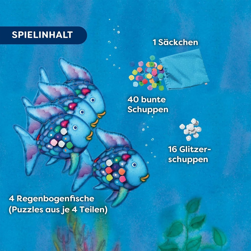 Weitere Ansicht: Der Regenbogenfisch - Glitzer-Bingo