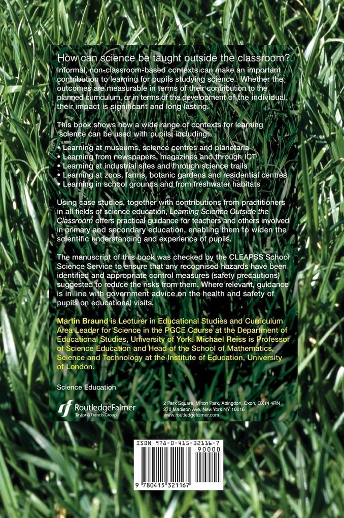 Weitere Ansicht: Learning Science Outside the Classroom