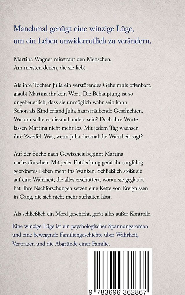 Weitere Ansicht: Eine winzige Lüge | Astrid Korten