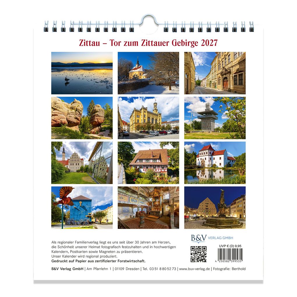 Weitere Ansicht: Kalender Zittau 2027 - Tor zum Zittauer Gebirge