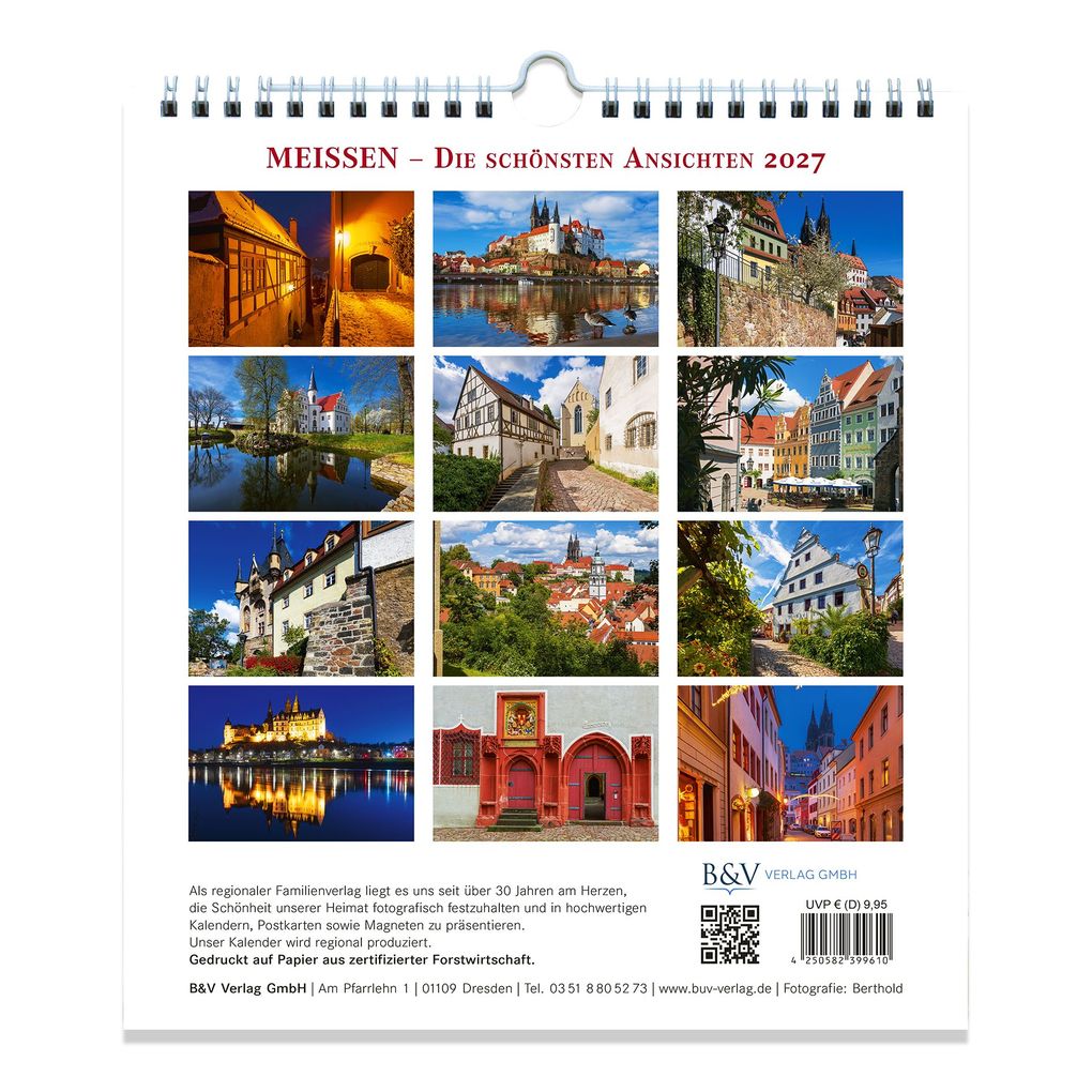 Weitere Ansicht: Kalender Meissen 2027 - Die schönsten Ansichten