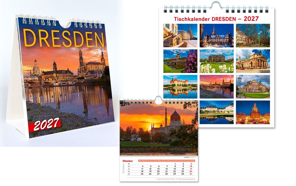 Weitere Ansicht: Kalender Dresden 2027 | B&V Verlag