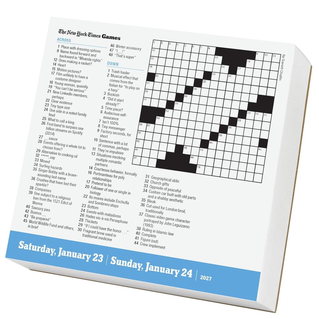 Weitere Ansicht: The New York Times Crossword Page-A-Day® Calendar 2027