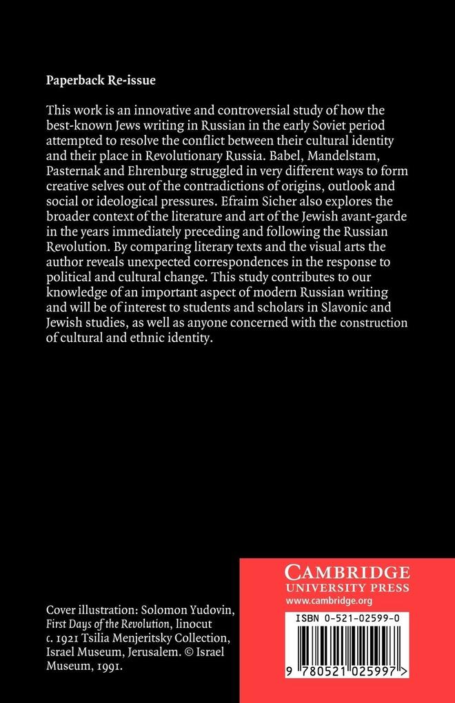 Weitere Ansicht: Jews in Russian Literature After the October Revolution | Efraim Sicher