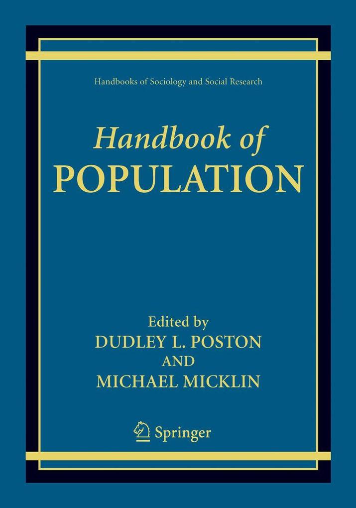 Produktbild: Handbook of Population