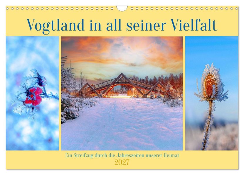 Produktbild: Vogtland in all seiner Vielfalt (Wandkalender 2027 DIN A3 quer), CALVENDO Monatskalender | Ulrich Männel, Calvendo